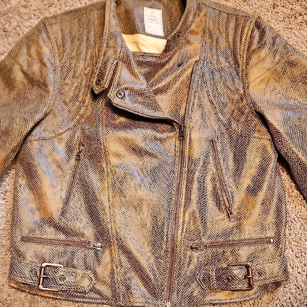 We The Free Fenix Vegan Faux Leather Moto Jacket - Picture 8 of 13